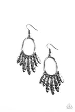 Load image into Gallery viewer, Artisan Aria - Black (Gunmetal) Earrings