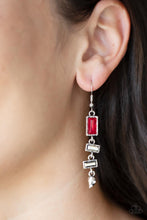 Load image into Gallery viewer, Modern Day Artifact - Red Earrings