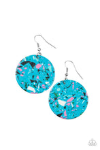 Load image into Gallery viewer, Tenaciously Terrazzo - Blue Earrings