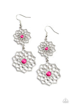 Load image into Gallery viewer, Posh Posy - Pink Earrings