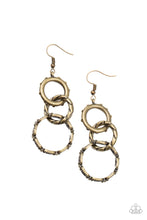 Load image into Gallery viewer, Shameless Shine - Brass Earrings