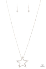 Load image into Gallery viewer, I Pledge Allegiance to the Sparkle - White Necklace
