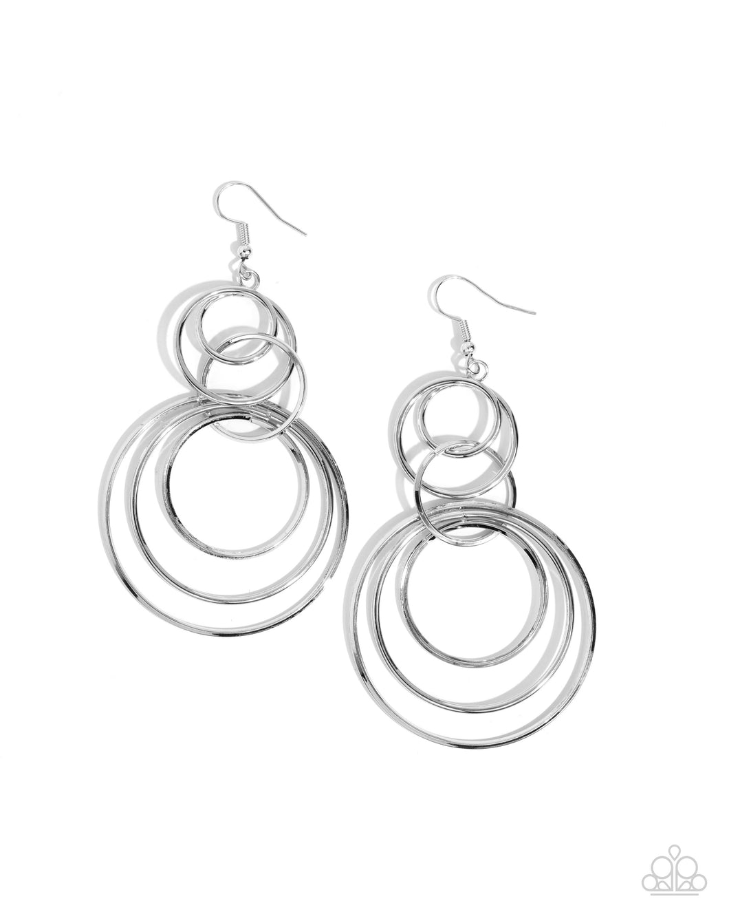 Disorienting Demure - Silver Earrings