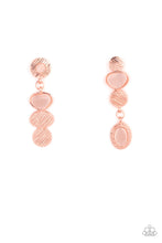 Load image into Gallery viewer, Asymmetrical Appeal - Copper Post Earrings