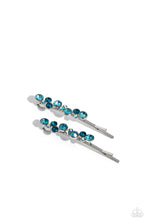 Load image into Gallery viewer, Bubbly Ballroom - Blue Bobby Pins