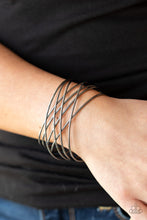 Load image into Gallery viewer, Strike Out Shimmer - Black Gunmetal Bracelet
