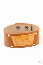 Load image into Gallery viewer, Geo Glamper - Brown Snap Bracelet