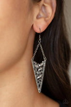 Load image into Gallery viewer, Sharp-Dressed Drama - Black Gunmetal Earrings