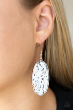 Load image into Gallery viewer, Stone Sculptures - White Earrings