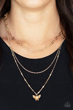 Load image into Gallery viewer, Bountiful Butterflies - Gold Necklace