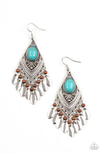 Load image into Gallery viewer, Earthy Etiquette - Blue Earrings