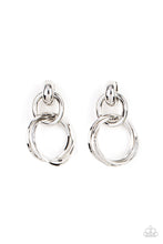 Load image into Gallery viewer, Dynamically Linked - Silver Post Earrings