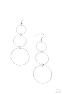 Urban Ozone - Silver Earrings