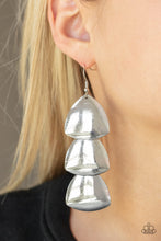 Load image into Gallery viewer, Modishly Metallic - Silver Earrings