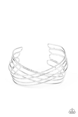 Strike Out Shimmer - Silver Bracelet