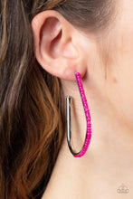 Load image into Gallery viewer, Beaded Bauble - Pink Earrings