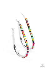 Load image into Gallery viewer, Beaded Bauble - Multi Hoop Earrings