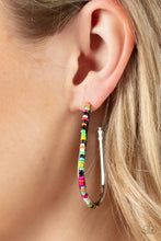 Load image into Gallery viewer, Beaded Bauble - Multi Hoop Earrings