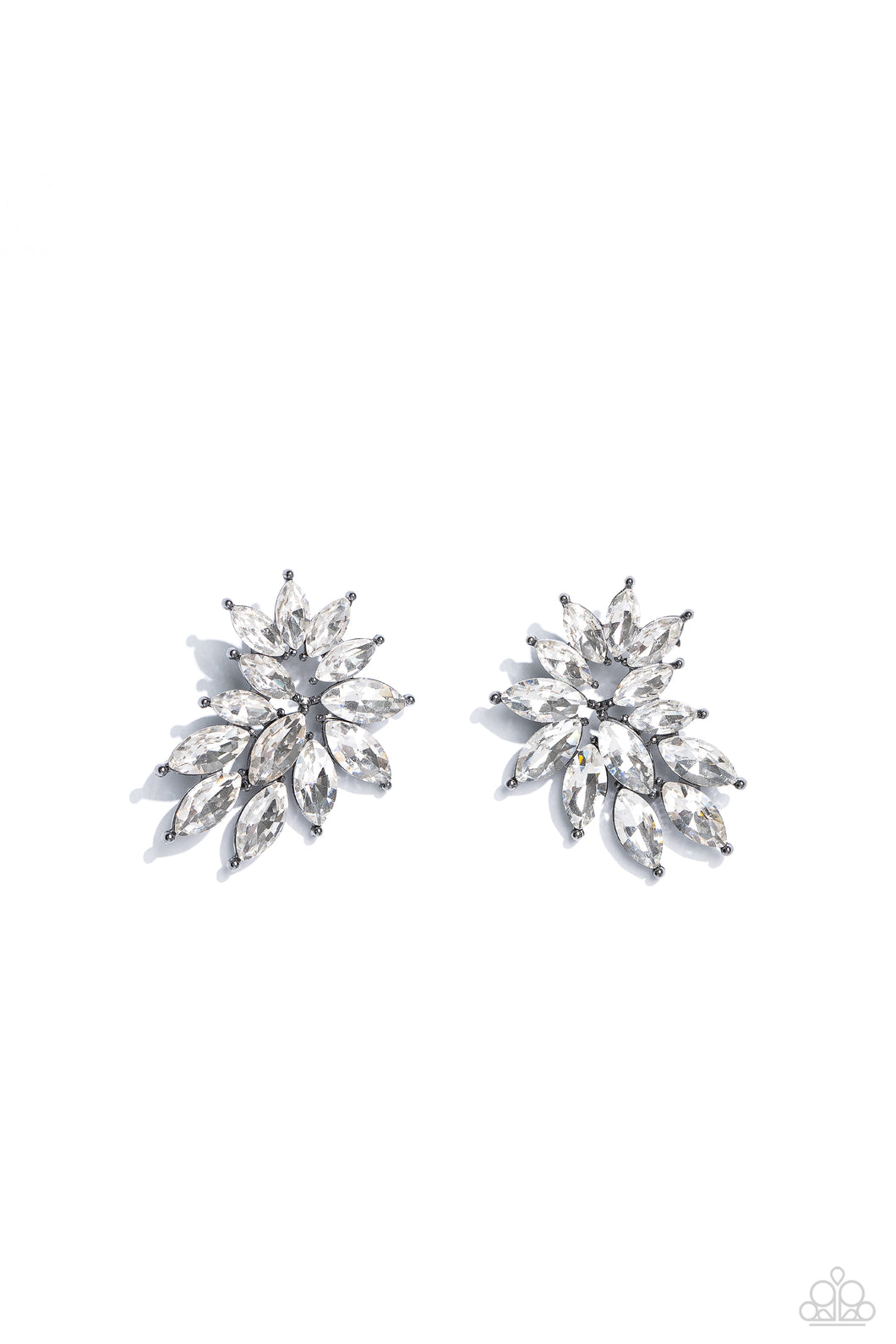 Fire Hazard - Black Gunmetal Post Earrings
