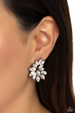 Load image into Gallery viewer, Fire Hazard - Black Gunmetal Post Earrings
