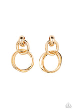 Load image into Gallery viewer, Dynamically Linked - Gold Post Earrings