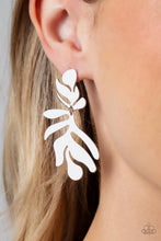 Load image into Gallery viewer, Palm Picnic - Silver Post Earrings