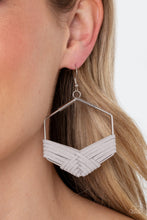 Load image into Gallery viewer, Suede Solstice - Silver Earrings