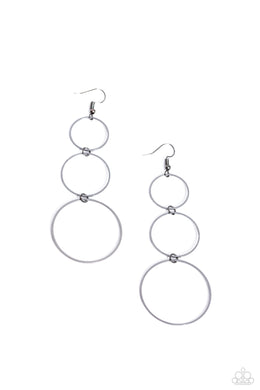 Urban Ozone - Black Gunmetal Earrings