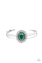 Load image into Gallery viewer, Prismatic Flower Patch - Green Bracelet