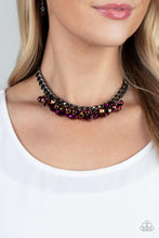 Load image into Gallery viewer, Galactic Knockout - Purple Necklace