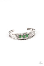 Load image into Gallery viewer, Flower Patch Picnic - Green Bracelet