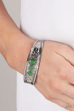 Load image into Gallery viewer, Flower Patch Picnic - Green Bracelet