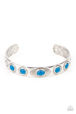Heavenly Horizons - Blue Cuff Bracelet
