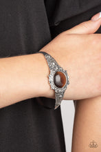 Load image into Gallery viewer, Extravagantly Enchanting - Brown Cuff Bracelet