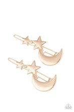 Load image into Gallery viewer, At First TWILIGHT - Gold Barrettes