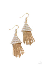 Load image into Gallery viewer, Pyramid SHEEN - Gold Earrings