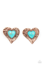 Load image into Gallery viewer, Rustic Romance - Copper Post Earrings