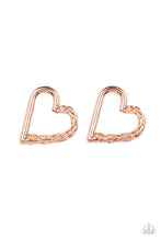 Load image into Gallery viewer, Cupid, Who? - Copper Post Earrings