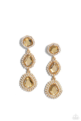 Prove Your ROYALTY - Gold Post Earrings