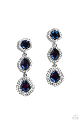 Prove Your ROYALTY - Blue Post Earrings