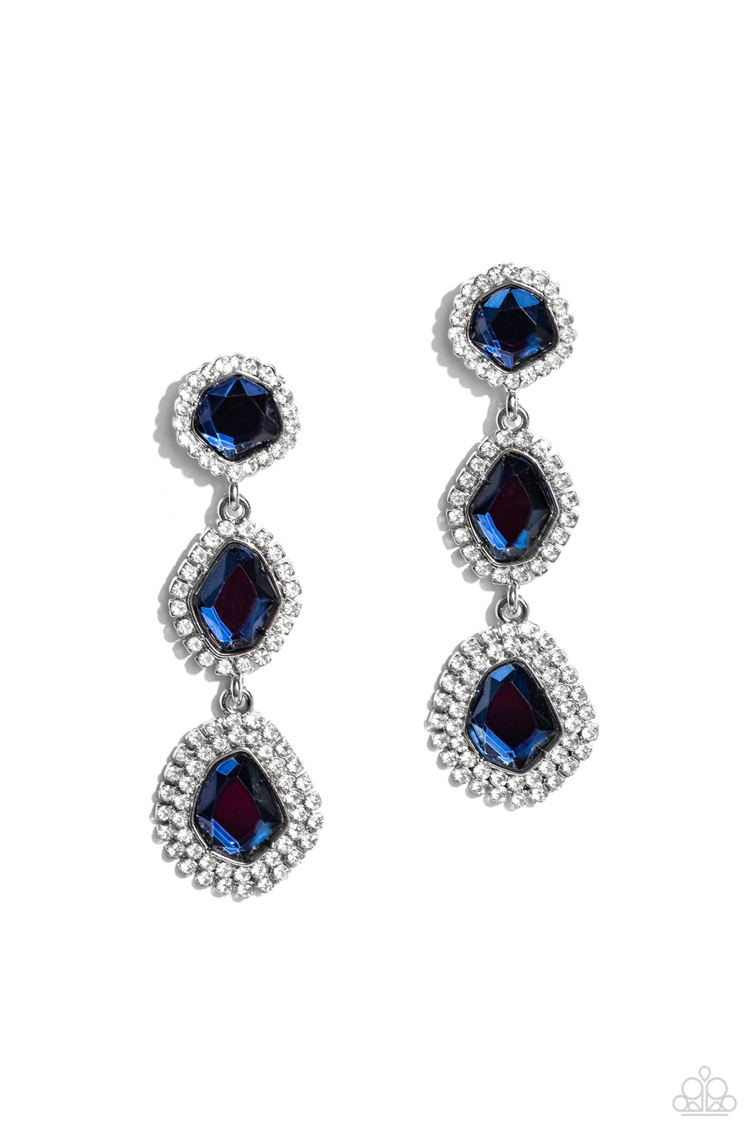 Prove Your ROYALTY - Blue Post Earrings