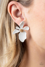 Load image into Gallery viewer, Hawaiian Heiress - White Post Earrings