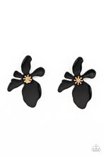 Load image into Gallery viewer, Hawaiian Heiress - Black Post Earrings