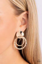 Load image into Gallery viewer, Ancient Arts - Gold Post Earrings