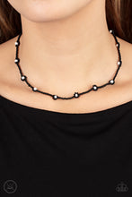 Load image into Gallery viewer, Colorfully Flower Child - Black Choker Necklace