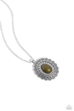 Load image into Gallery viewer, Mesa Medallion - Green Necklace