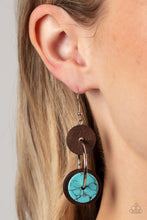 Load image into Gallery viewer, Artisanal Aesthetic - Blue Earrings