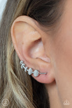 Load image into Gallery viewer, Its Just a Phase - Silver Ear Crawler Earrings