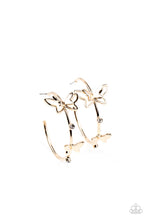 Load image into Gallery viewer, Full Out Flutter - Gold Hoop Earrings