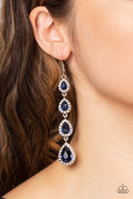 Load image into Gallery viewer, Confidently Classy - Blue Earrings